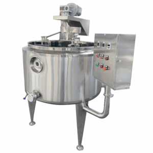 Vasca per formaggio Pastorizzatore per succhi di latte Serbatoio di raffreddamento del latte Pressa per margarina Cuocitrice per mozzarella Barella Pressa per sgocciolatura