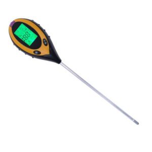 4 in 1 Digital Handheld Soil Moisture PH Temperature  & Sunlight Measurement for Garden Farm Lawn Plants with LCD Display