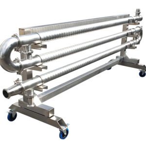Scambiatore di calore tubolare da 1 T/H per la produzione di yogurt e gelato