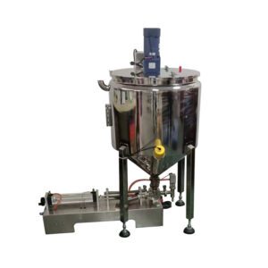 100 Liter Semi-Auto Filling Equipment, Beverage Chemical Conveyor Beverage Equipment