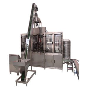 1000-2000BPH Automatic Barreled Liquid Filling Production Line Beverage Equipment