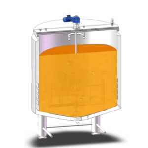 1000-Liter-Doppelkühlflüssigkeitsmischtank für die Weinproduktion