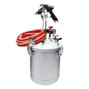 Pistola a spruzzo per vernice, serbatoio a pressione da 10 litri, pistola industriale, tubo flessibile doppio da 13 piedi
