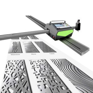 Mini macchina per taglio al plasma a fiamma da 220 V 1000x1000 con lettura file U-Disk