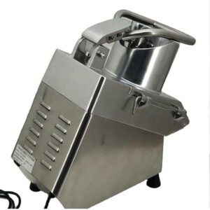 Multifunktionaler elektrischer Gemüse- und Obstschneider in Handelsqualität für die Salatzubereitung im Restaurant