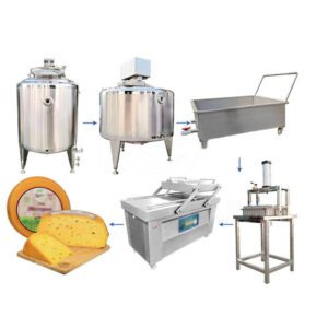 Set completo di macchine per la filatura di mozzarella, pressatura, formatura e filatura del formaggio per la linea di produzione del formaggio