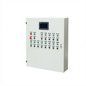 Funzione di funzionamento del touch screen della scatola di controllo delle apparecchiature di automazione PLC utilizzata nelle apparecchiature della linea di produzione industriale