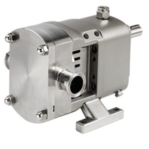 Förderpumpe aus Edelstahl: Zahnradpumpe für die Schokoladen- und Milchverarbeitung mit hygienischem Design