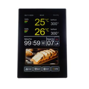 Controller per forno con touch screen intelligente da 7 pollici adatto per panetteria/materiale plastico