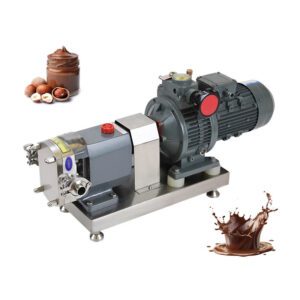 Pompa a lobi rotanti per il trasferimento di liquidi ad alta viscosità - Grado sanitario per cioccolato e cosmetici