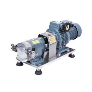 Rotorpumpe aus Edelstahl für den Transport von Lebensmitteln und Getränken – ideal für den Transport von Sojamilch