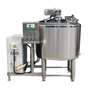 Serbatoio di raffreddamento del latte fresco in acciaio inossidabile da 200L-10000L (latte vaccino) Macchina per la produzione di yogurt e succo di latte