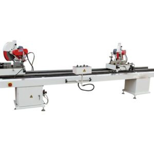 Seghe automatiche a doppia testa per il taglio di telai di porte e finestre in alluminio