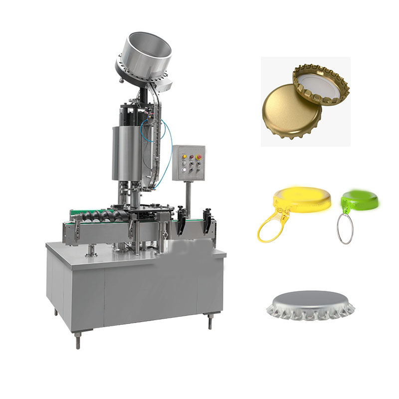 Automatische Hochgeschwindigkeits-Schraubverschlussmaschine für sicheres Verschließen von Behältern.