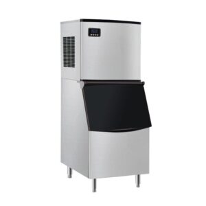 Macchina per il ghiaccio commerciale in acciaio inossidabile da 300 kg/24 ore