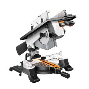 Seghe troncatrici composte da 10 pollici, sega angolare per lavorazione del legno con laser a infrarossi