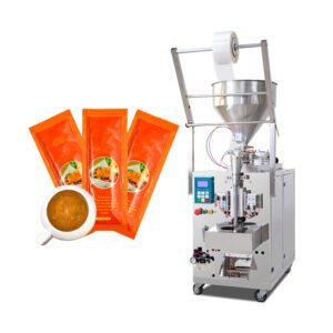 Macchina completamente automatica per il riempimento e la sigillatura di salse per uso alimentare