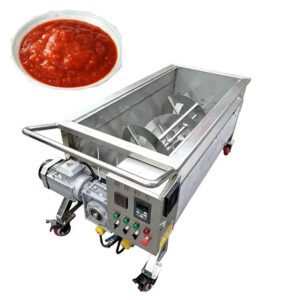 Industrieller Kochmixer zur Herstellung von Barbecue-Tomaten-Chili-Sauce