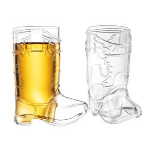 Bicchieri da shot in plastica a forma di stivale da cowboy da 30 ml, per feste a tema, per liquori