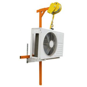 10 Meter Manual Winch Mini Crane for AC Installation - Portable Lifting Hoist