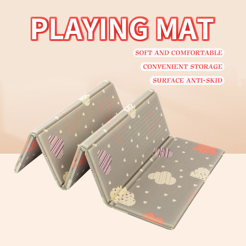 Krabbelspielmatte, das Material der Matte ist sicher und ungiftig.