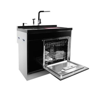 Household Stainless Steel Dishwasher Intelligent Ultrasonic Automatic Kitchen Sink Dishwasher