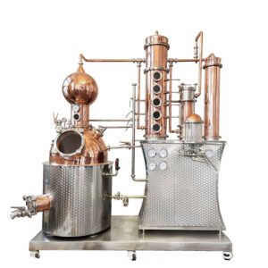 300L Distillery Equipment Copper Column Still for Craft Whiskey and Rum
