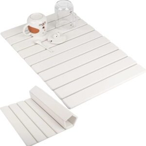 Duschmatte: Umweltfreundliche, faltbare Hartmatte aus Kieselalgenschlamm, super saugfähig, rutschfest