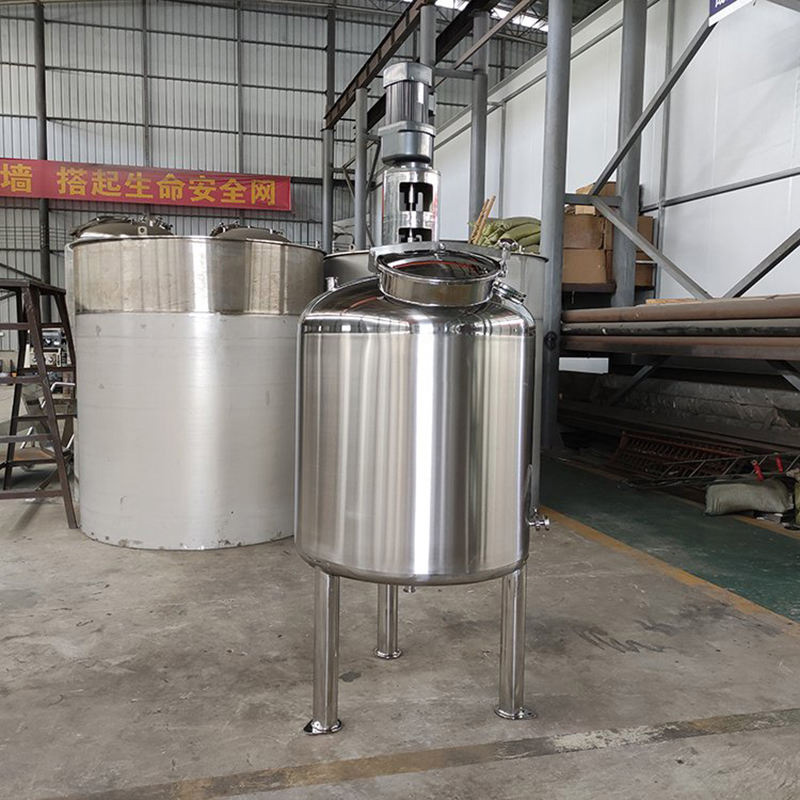 Edelstahl-Mischbehälter mit Rührwerk für die Emulgierung von Lebensmitteln und Getränken/Chemikalien.