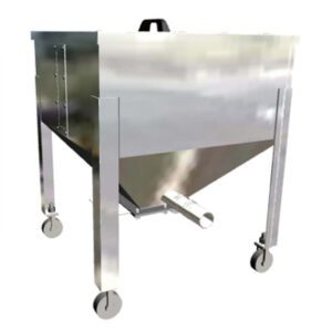 Serbatoio di stoccaggio mobile in acciaio inossidabile per liquidi e panna