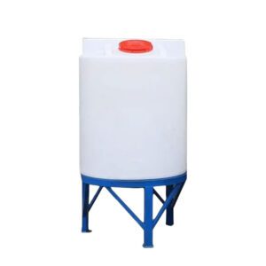 1000L Plastic Mixing Tank With Agitator, Acid And Alkali Resistant Design