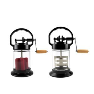 700 ml kleiner Butterbereiter aus Glas mit Handkurbel – für die heimische Küche