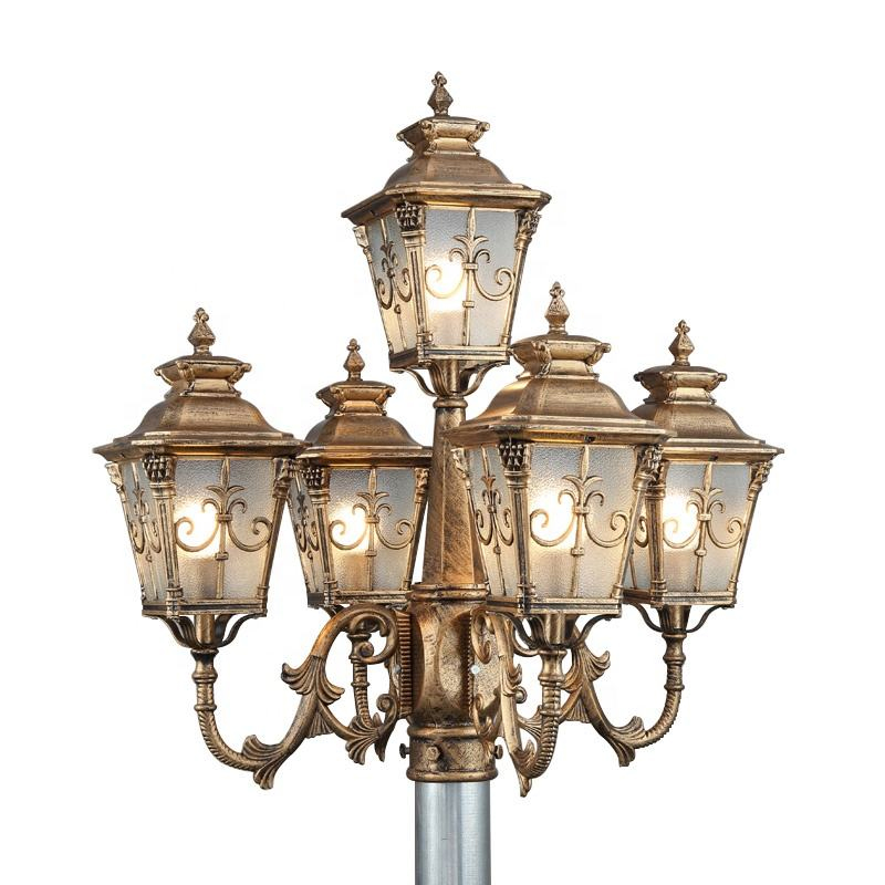 Außenbeleuchtung Retro High Pole Outdoor Gartenlampe 220V Villa Straßenleuchte