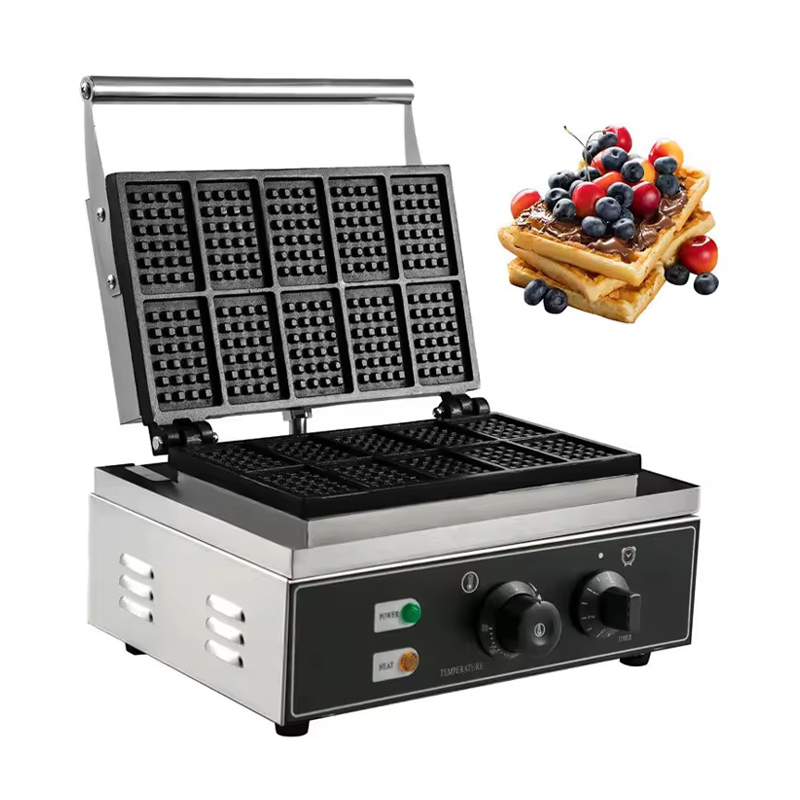 Hochleistungs-Waffeleisen mit Antihaftbeschichtung für Restaurants und Cafés