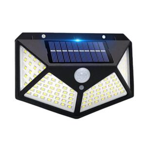 Wasserdichte 100 LED Solar Wandleuchte Große Bereich Garten Outdoor Sensor Licht
