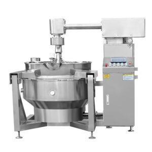 Miscelatore automatico per riscaldamento a gas commerciale da 1000 litri per croccante di arachidi