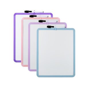Boards Colored Frame Dry Erase Boards, Small Learning Whiteboard for Kids Graffiti