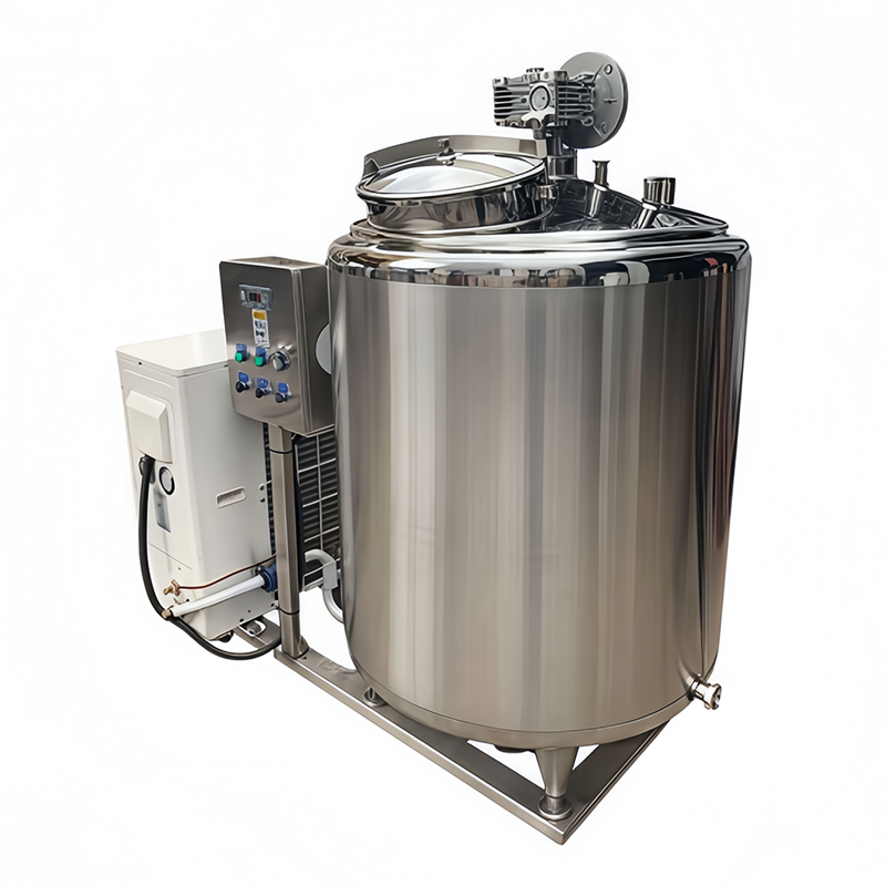 500 l Edelstahl-Milchkühl- und Lagertank für den landwirtschaftlichen Gebrauch