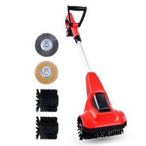 18V Brush Lawn Sweeper Artificial Turf Landscaping Garden Tool