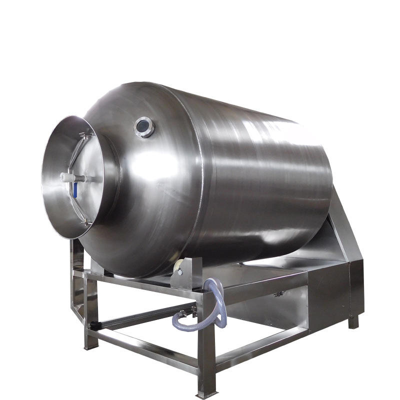 macchina per la marinatura/essiccazione sottovuoto industriale per carne utilizzata nella lavorazione commerciale degli alimenti.