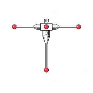 Stili per sonde CMM a sfera di rubino per misurazioni di precisione