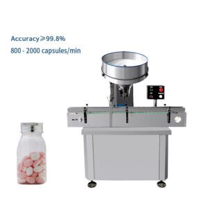Capsule Tablet Soft Gel Automatic Vibration Counting Machine