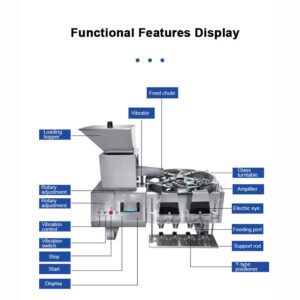 Semi Automatic Capsule Soft Capsule Tablet Counting Machine