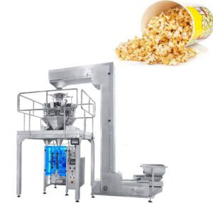 Linea di lavorazione dei popcorn, macchina insacchettatrice verticale 30-60 sacchetti/min