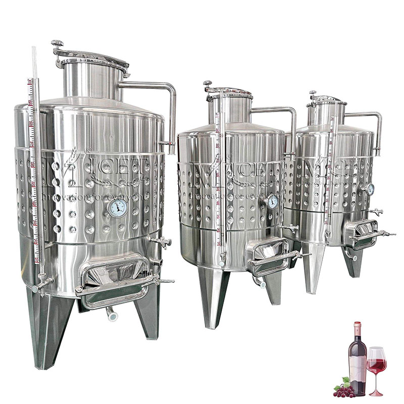 500L Stainless Steel Fruit Wine Tank (Conical Wine Tank) Suitable for Wine Production