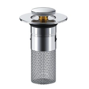 Basket Filter Bathroom Sewer Element, Universal Stainless Steel Basket