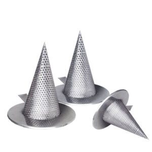 Conical Stainless Steel Basket Filter Perforated Strainer Element