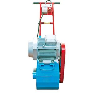 Elektrische Deckentkalkungsanlage mit rotierenden Maschinen