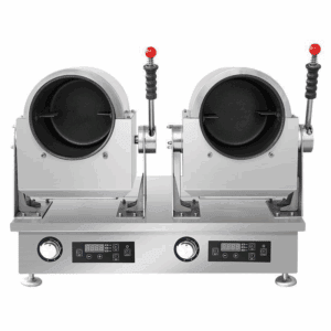 Macchina per soffriggere a doppio tamburo, efficiente