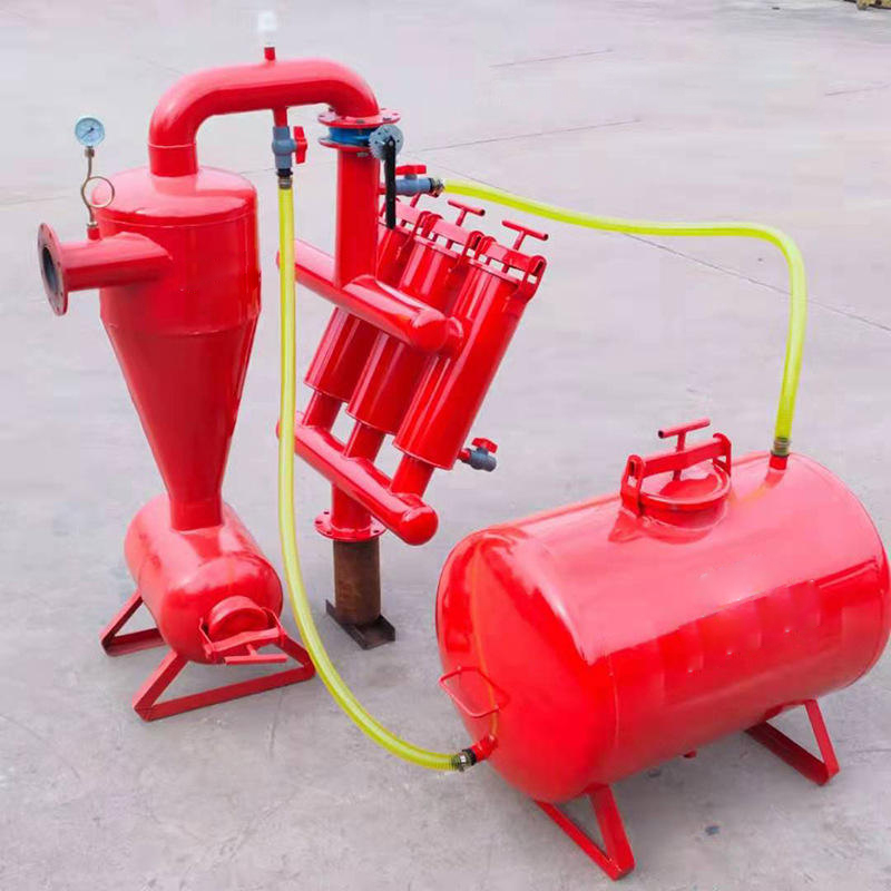 Bei der Tropfbewässerung wird ein 300-Liter-Düngertank mit Zentrifugalfiltration verwendet.